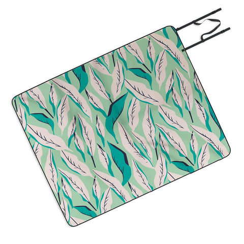 Holli Zollinger JUNGLE PALM TROPICA Picnic Blanket