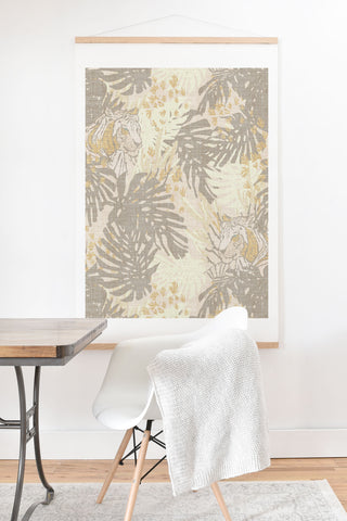 Holli Zollinger JUNGLE TIGER LINEN Art Print And Hanger