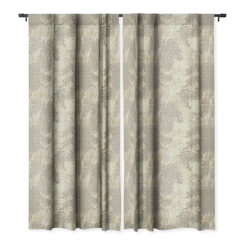 Holli Zollinger JUNGLE TIGER LINEN Blackout Window Curtain