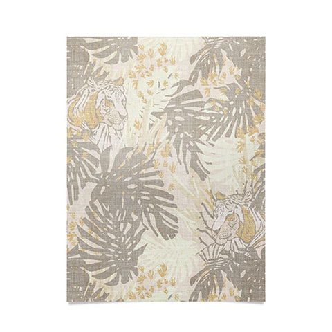 Holli Zollinger JUNGLE TIGER LINEN Poster