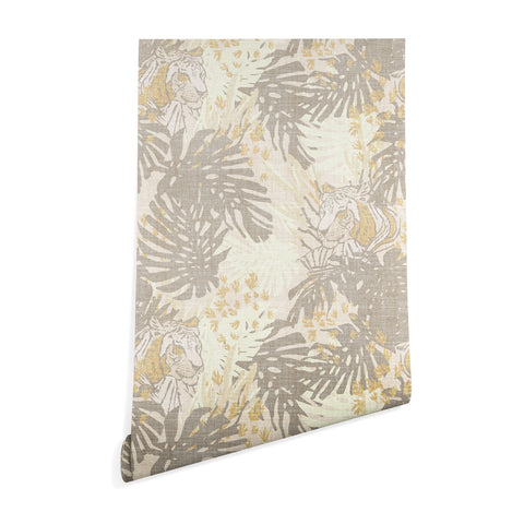 Holli Zollinger JUNGLE TIGER LINEN Wallpaper