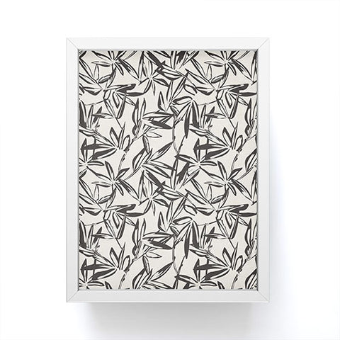 Holli Zollinger JUNGLIA CHARCOAL Framed Mini Art Print