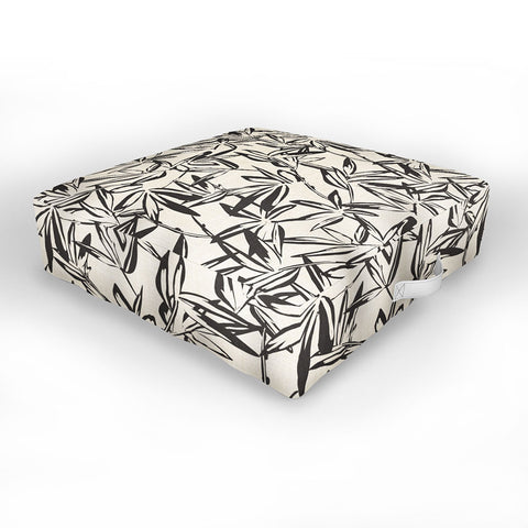 Holli Zollinger JUNGLIA CHARCOAL Outdoor Floor Cushion