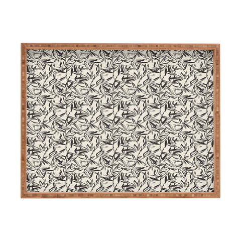 Holli Zollinger JUNGLIA CHARCOAL Rectangular Tray