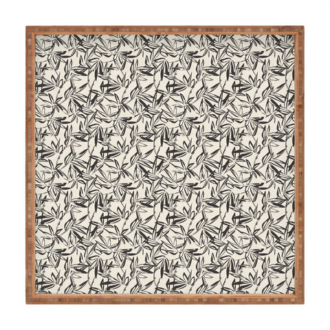 Holli Zollinger JUNGLIA CHARCOAL Square Tray