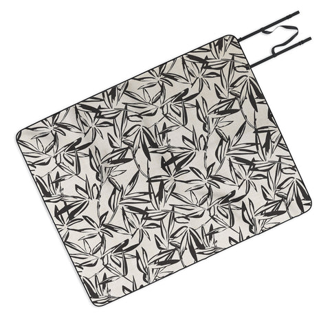 Holli Zollinger JUNGLIA CHARCOAL Picnic Blanket