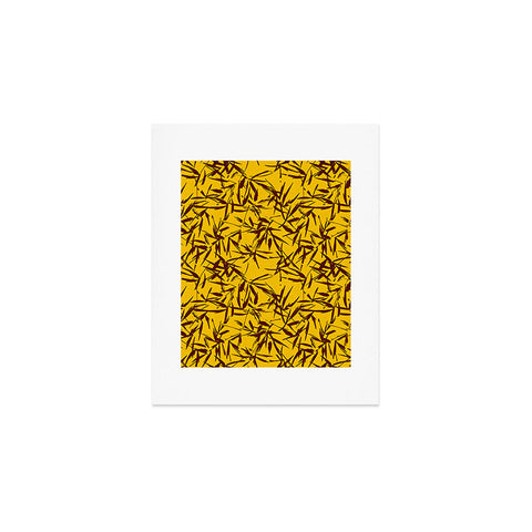 Holli Zollinger JUNGLIA PALM GOLD Art Print