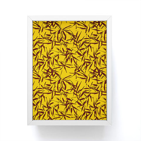 Holli Zollinger JUNGLIA PALM GOLD Framed Mini Art Print