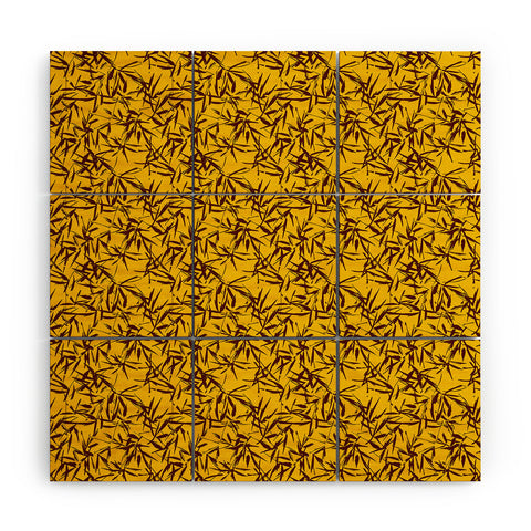 Holli Zollinger JUNGLIA PALM GOLD Wood Wall Mural