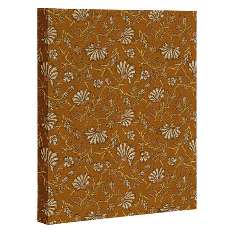 Holli Zollinger KALAMI FLORAL MUSTARD Art Canvas