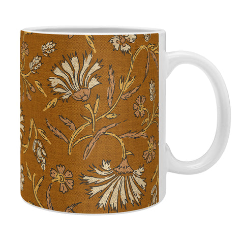 Holli Zollinger KALAMI FLORAL MUSTARD Coffee Mug