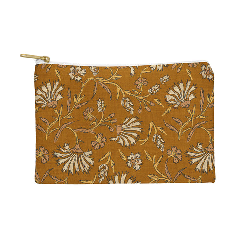 Holli Zollinger KALAMI FLORAL MUSTARD Pouch