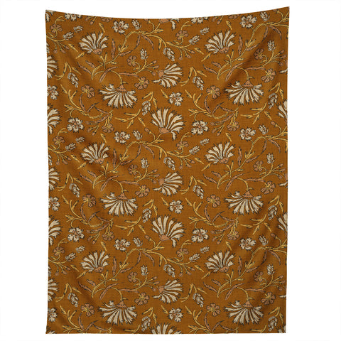 Holli Zollinger KALAMI FLORAL MUSTARD Tapestry