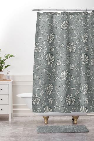 Holli Zollinger KALAMI LINEN Shower Curtain And Mat