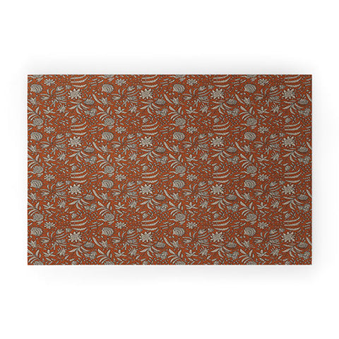 Holli Zollinger KAMAI RUST Welcome Mat