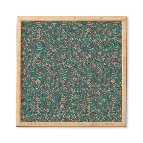Holli Zollinger KAMAI TEAL Framed Wall Art
