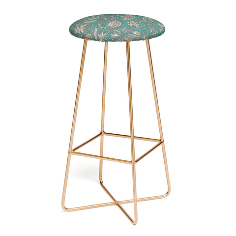 Holli Zollinger KAMAI TEAL Bar Stool
