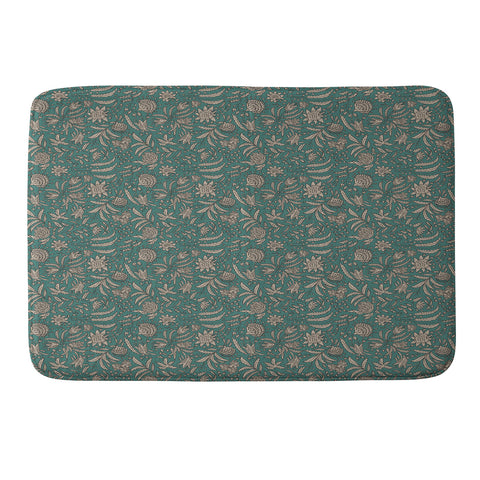 Holli Zollinger KAMAI TEAL Memory Foam Bath Mat