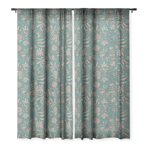 Holli Zollinger KAMAI TEAL Sheer Non Repeat