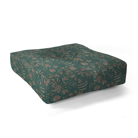 Holli Zollinger KAMAI TEAL Floor Pillow Square