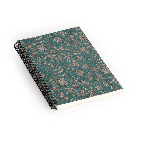 Holli Zollinger KAMAI TEAL Spiral Notebook