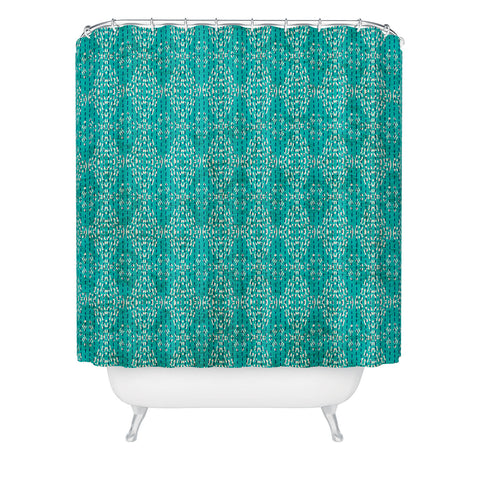 Holli Zollinger Kantha Tribal Shower Curtain