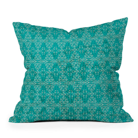Holli Zollinger Kantha Tribal Throw Pillow