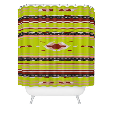 Holli Zollinger Kawa Blanket Shower Curtain
