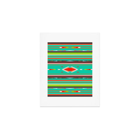 Holli Zollinger Kawa Turquoise Blanket Art Print