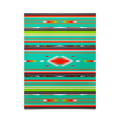 Holli Zollinger Kawa Turquoise Blanket Poster
