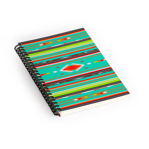 Holli Zollinger Kawa Turquoise Blanket Spiral Notebook