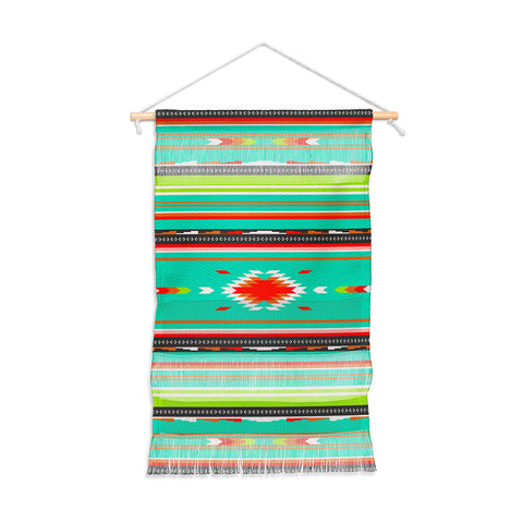 Holli Zollinger Kawa Turquoise Blanket Wall Hanging Portrait