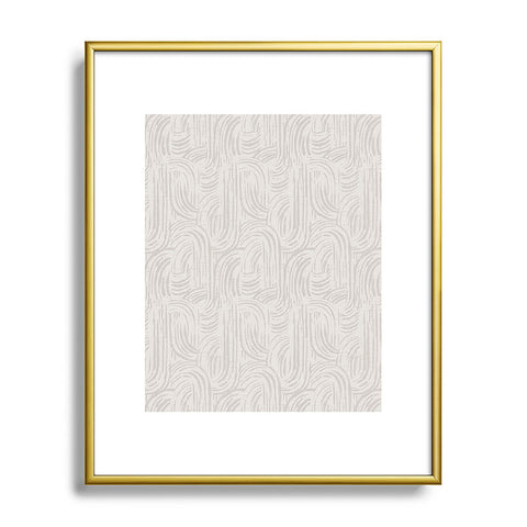 Holli Zollinger KIKKA NEUTRAL Metal Framed Art Print