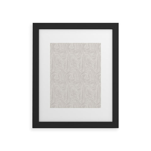 Holli Zollinger KIKKA NEUTRAL Framed Art Print