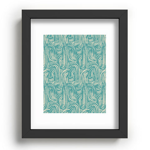 Holli Zollinger KIKKA TEAL Recessed Framing Rectangle