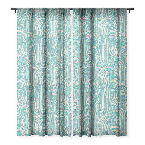 Holli Zollinger KIKKA TEAL Sheer Non Repeat
