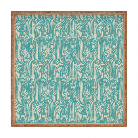 Holli Zollinger KIKKA TEAL Square Tray