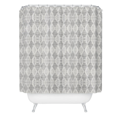 Holli Zollinger KUFI GREY LIGHT Shower Curtain