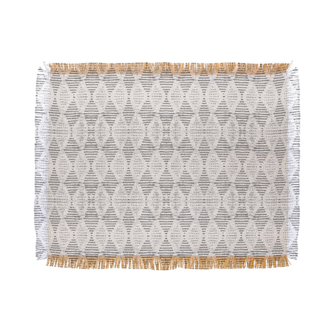 Holli Zollinger KUFI GREY LIGHT Throw Blanket