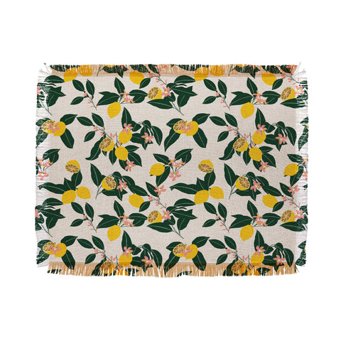 Holli Zollinger LEMONNY Throw Blanket