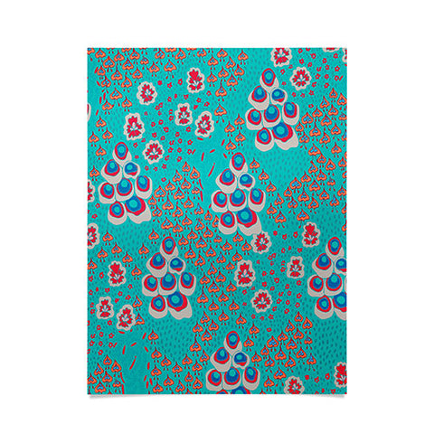 Holli Zollinger Liberty Turquoise Poster