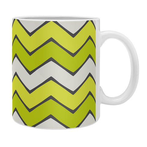 Holli Zollinger Lime Chevron Ombre Coffee Mug