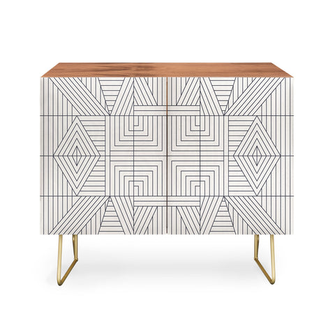 Holli Zollinger LINE MANDALA Credenza