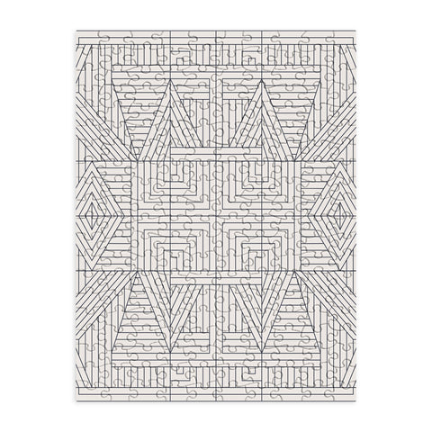 Holli Zollinger LINE MANDALA Puzzle