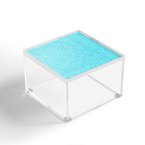 Holli Zollinger LINEN AQUA Acrylic Box