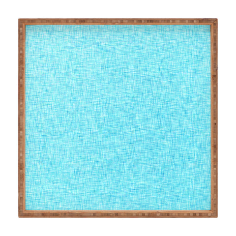 Holli Zollinger LINEN AQUA Square Tray
