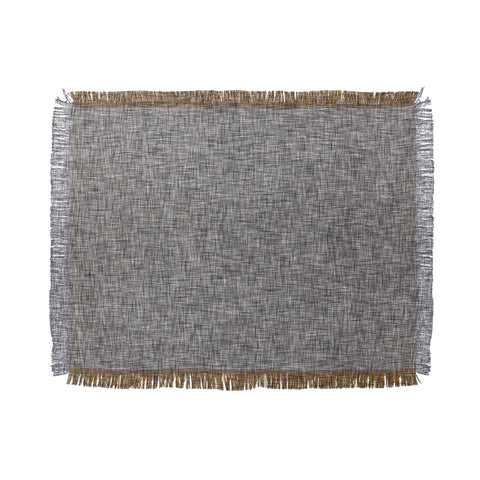 Holli Zollinger LINEN GREY LIGHT Throw Blanket