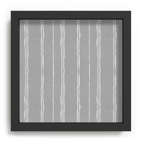 Holli Zollinger LINEN GREY STRIPE Recessed Framing Square