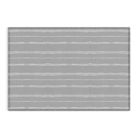 Holli Zollinger LINEN GREY STRIPE Outdoor Rug