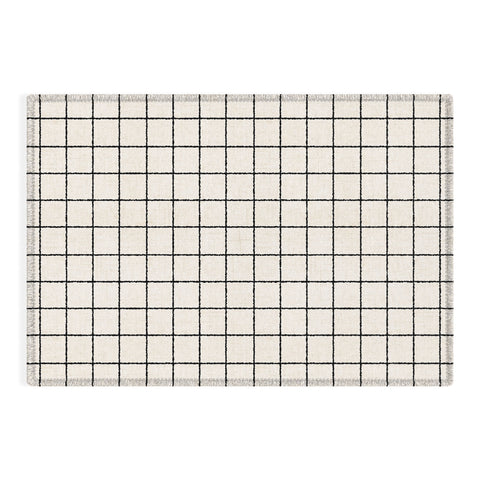 Holli Zollinger LINEN GRID Outdoor Rug